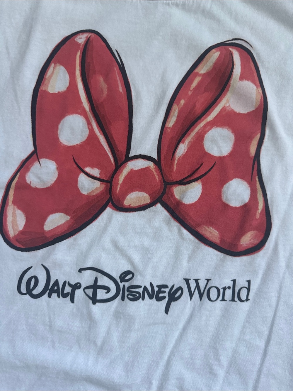Disney Women's White Minnie Bow & Charcoal Mickey Holiday Tee Set - Picture 6 of 13